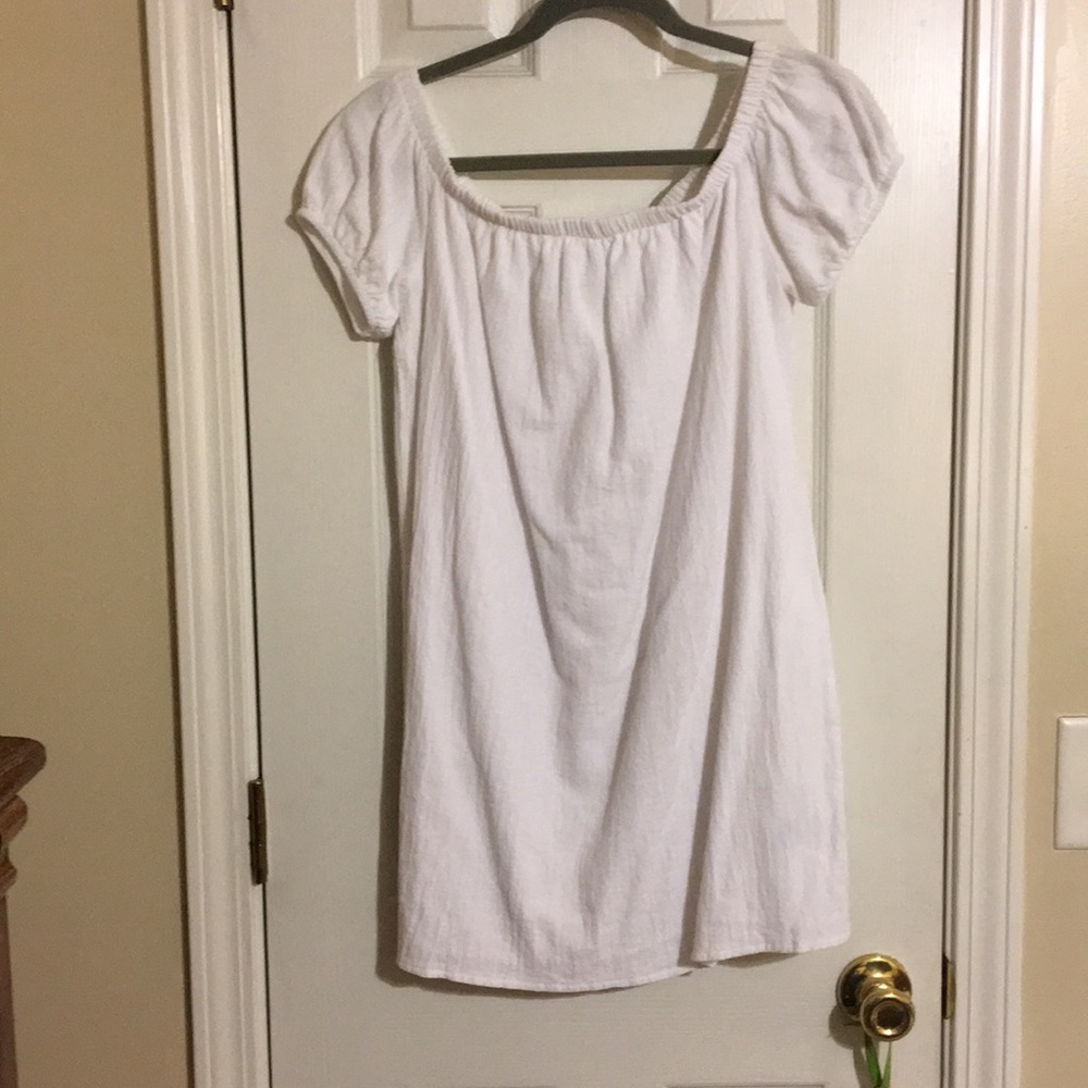 White Off the Shoulder Dress